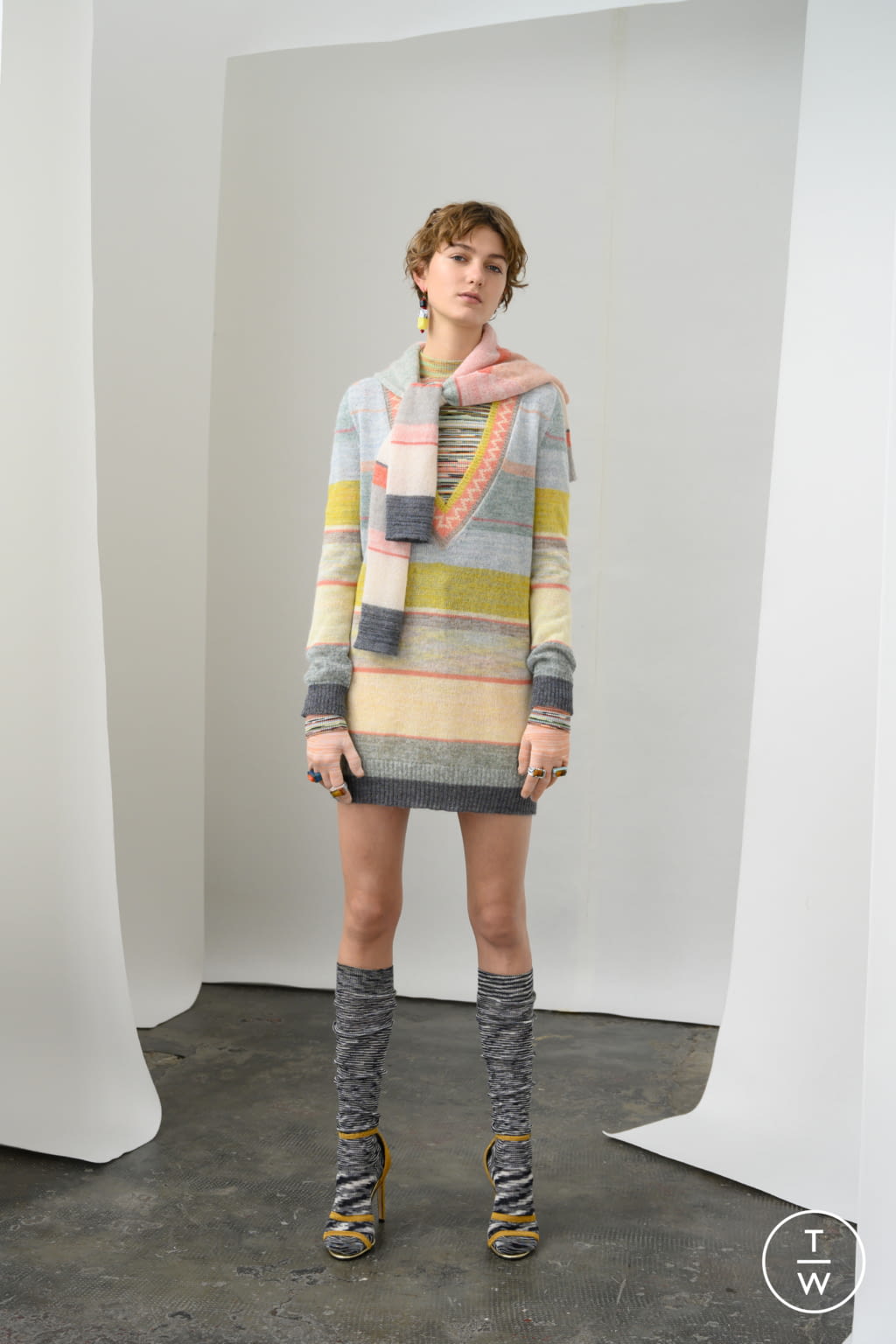 Fashion Week Milan Pre-Fall 2019 look 6 from the Missoni collection 女装