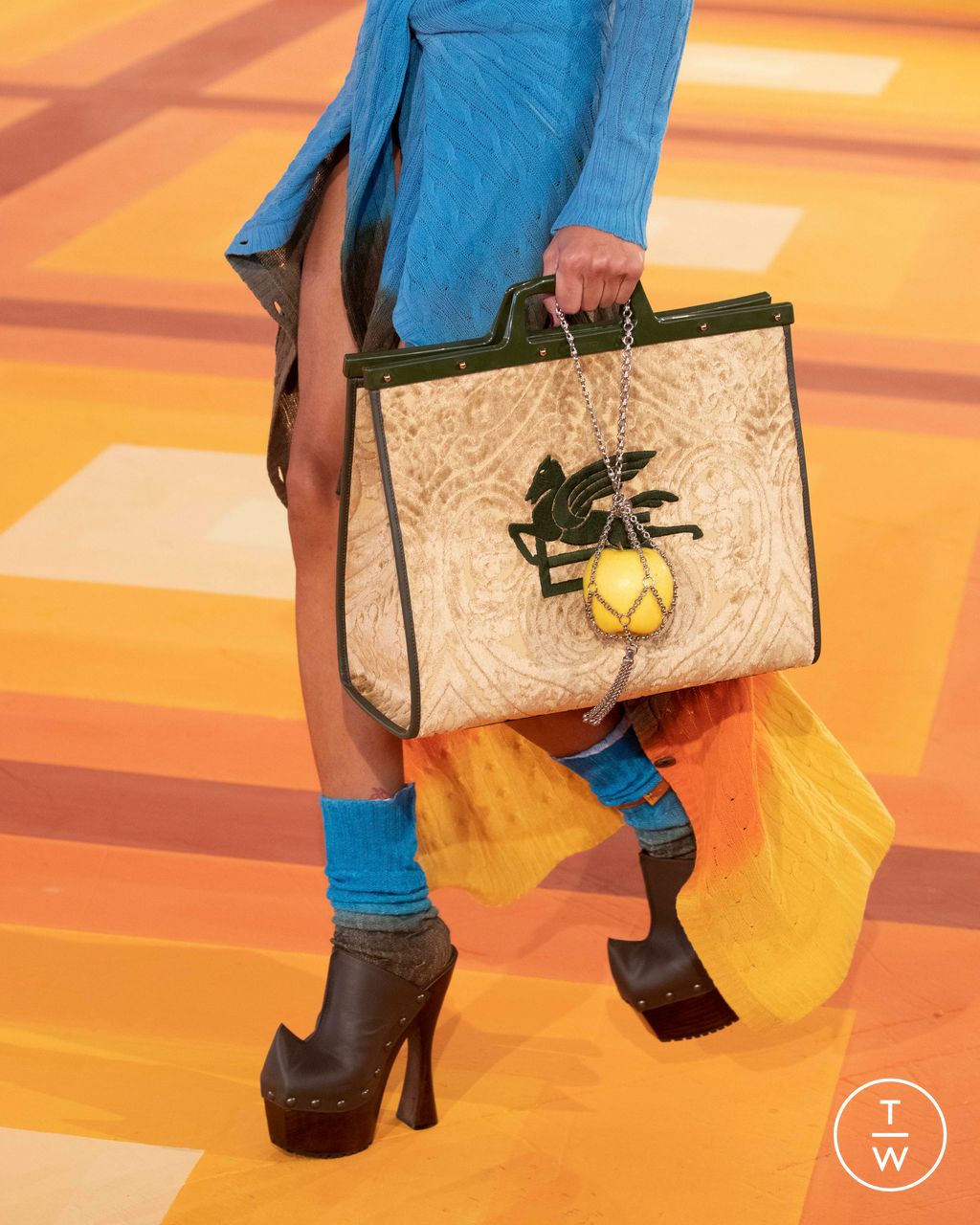 Fashion Week Milan Spring/Summer 2023 look 1 from the Etro collection womenswear accessories