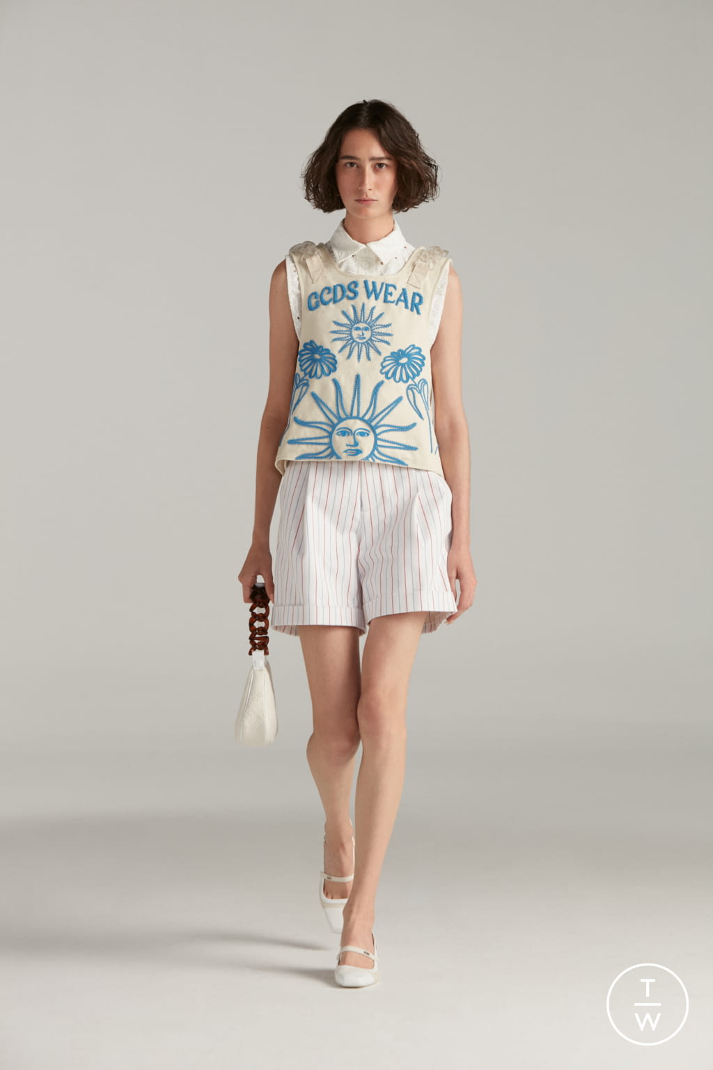 Fashion Week Milan Spring/Summer 2022 look 6 de la collection GCDS womenswear