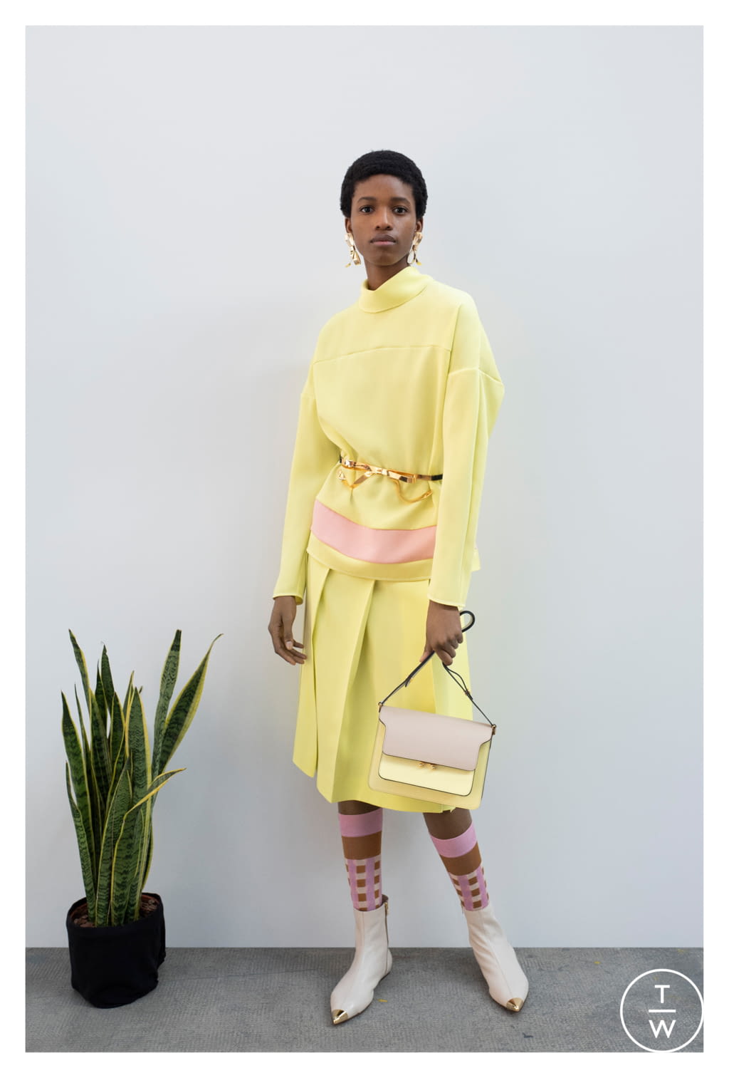 Fashion Week Milan Resort 2019 look 6 de la collection Marni womenswear
