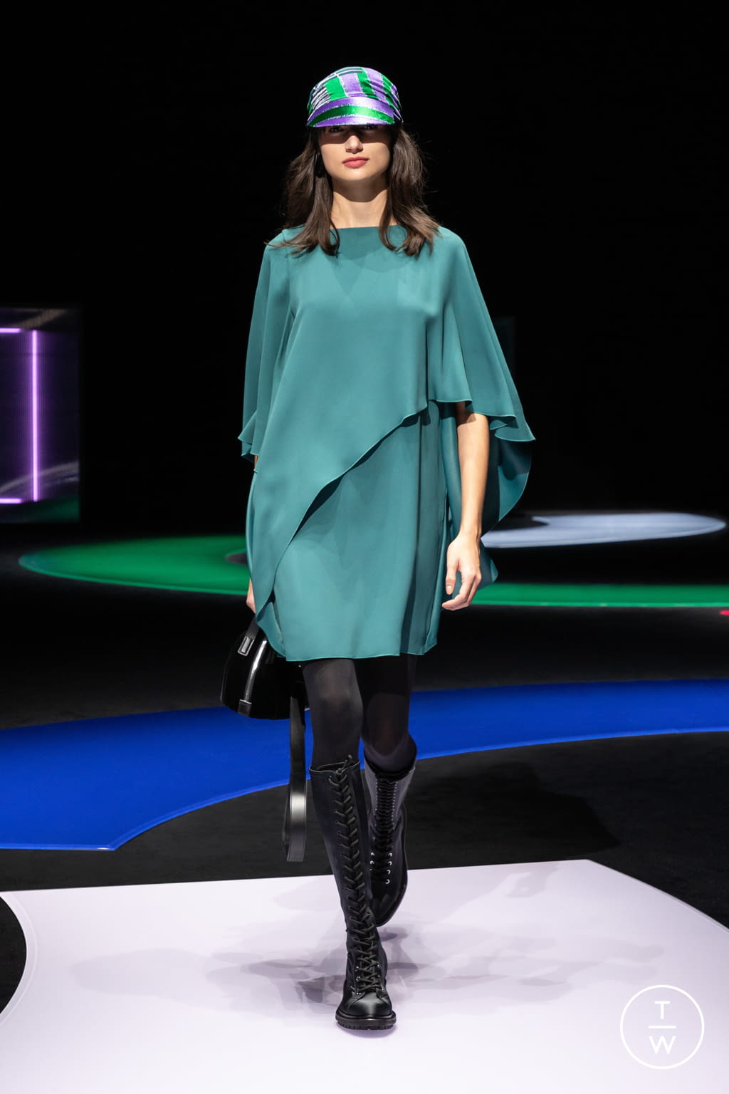 Fashion Week Milan Fall/Winter 2021 look 61 from the Emporio Armani collection womenswear