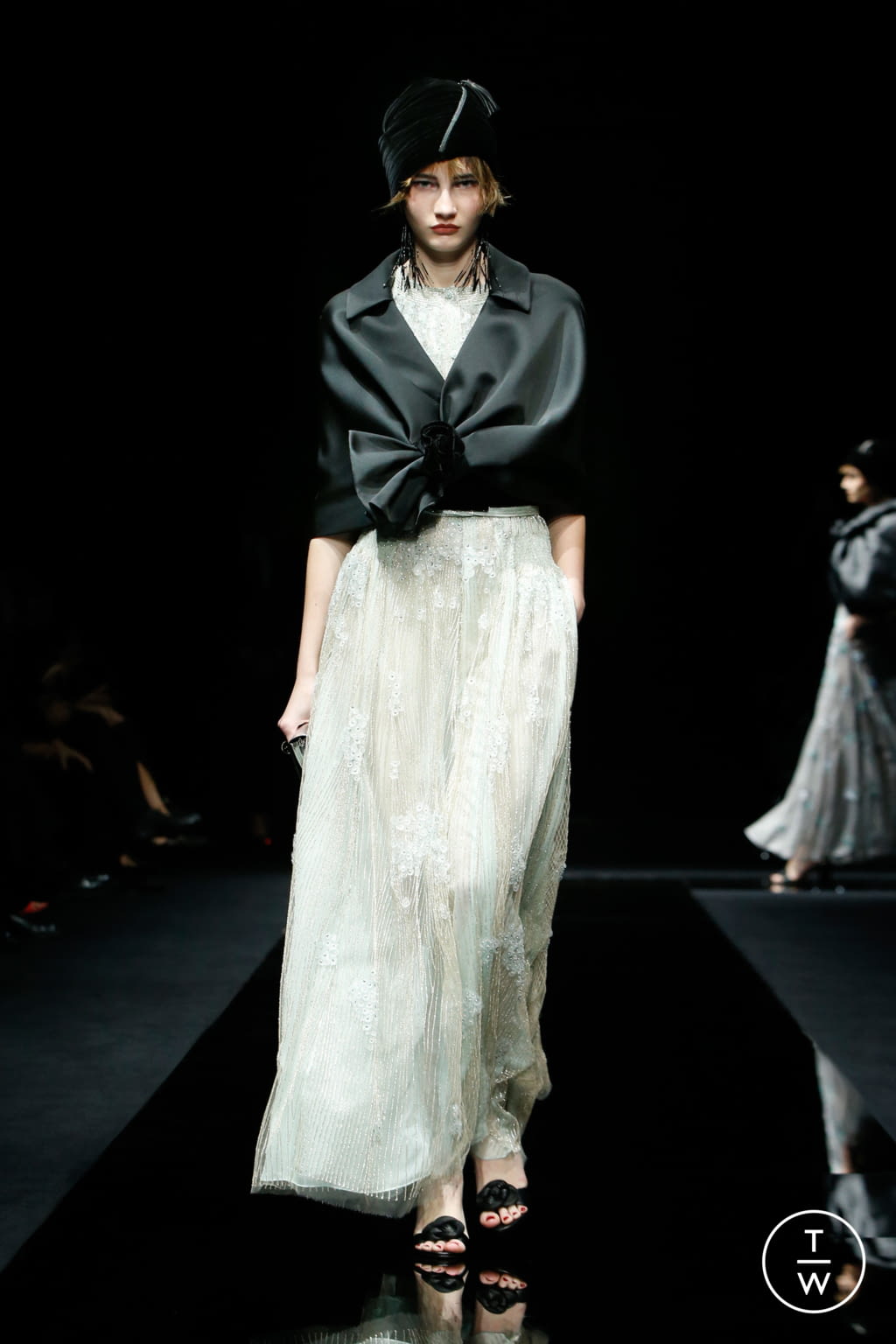 Fashion Week Milan Pre-Fall 2020 look 61 from the Giorgio Armani collection womenswear