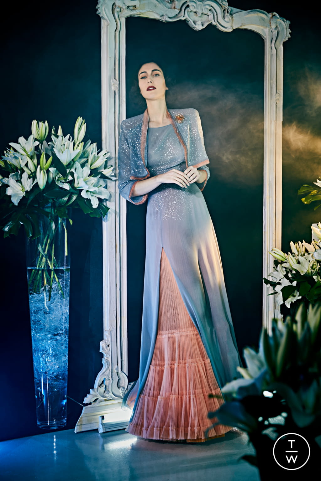 Fashion Week Paris Spring/Summer 2021 look 62 de la collection Julien Fournié couture