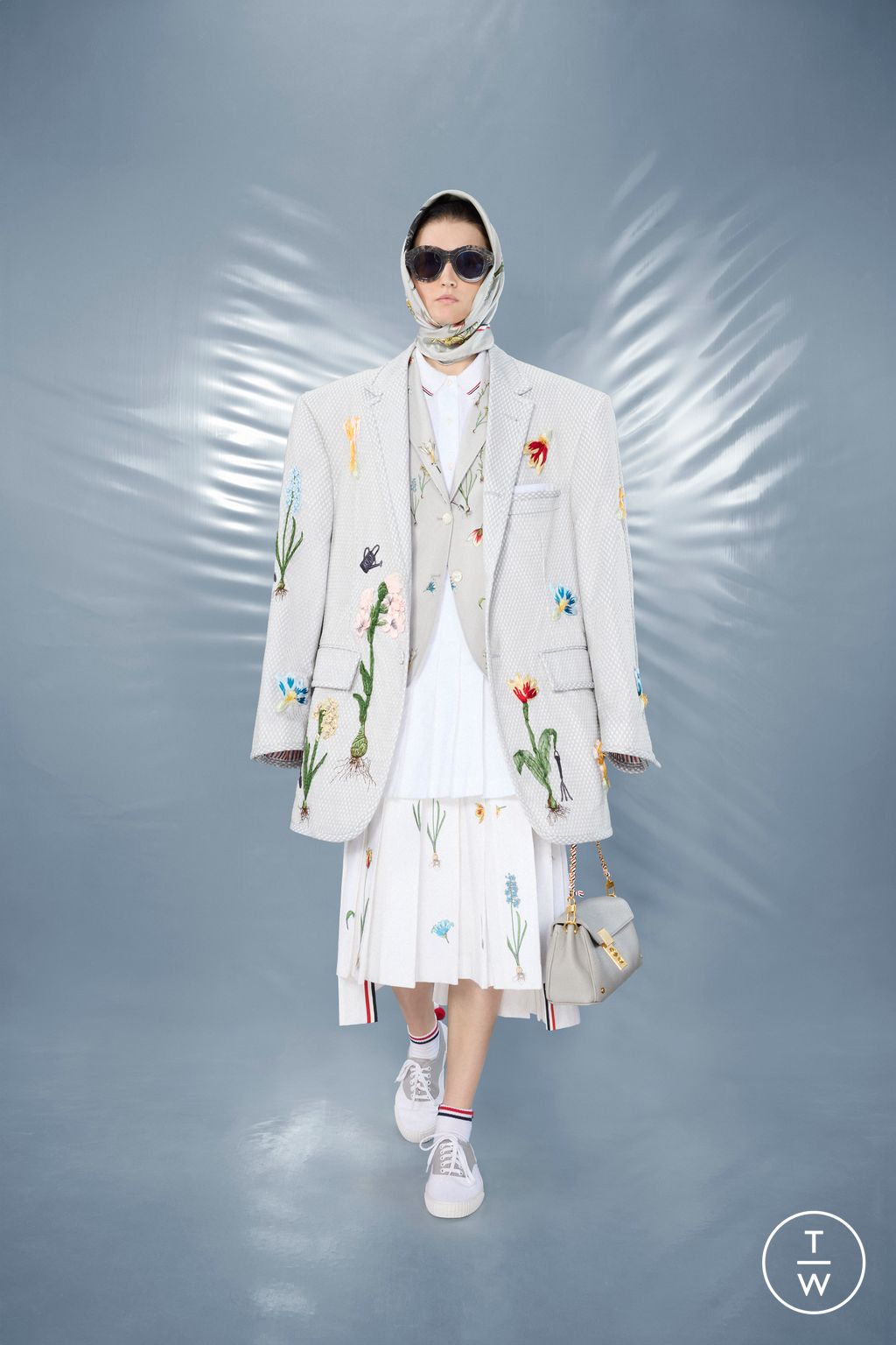 Fashion Week New York Resort 2025 look 7 de la collection Thom Browne womenswear