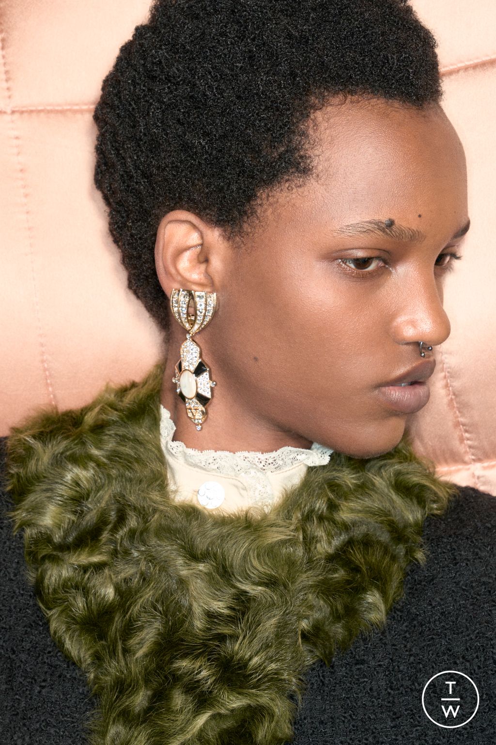 Fashion Week Paris Resort 2026 look 44 from the Valentino collection womenswear accessories