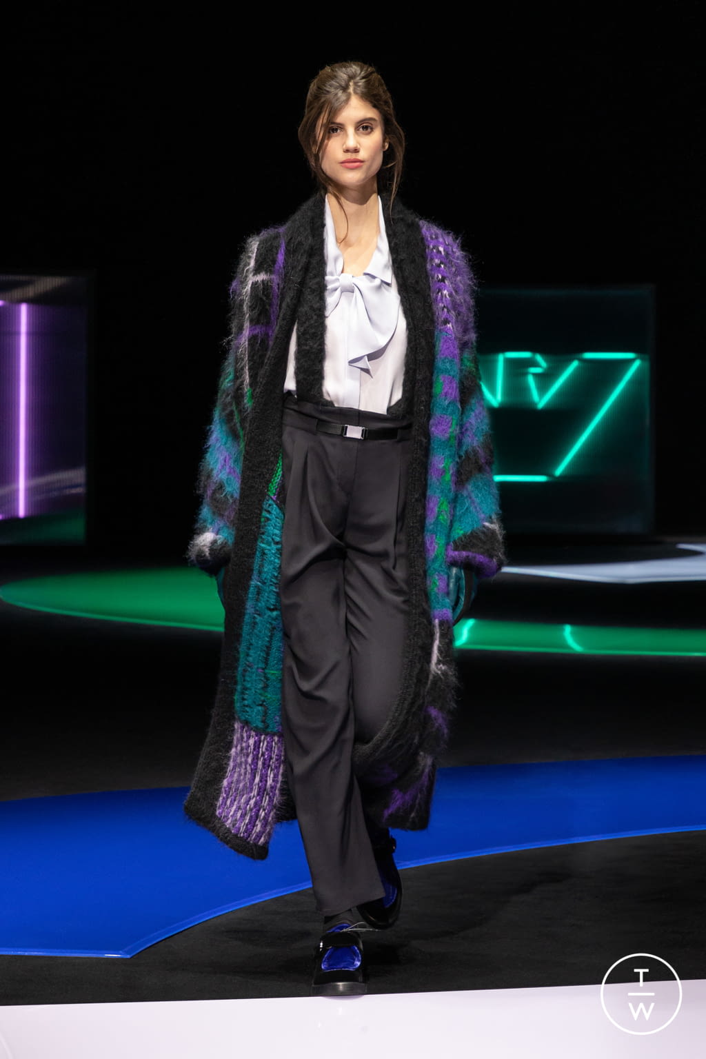 Fashion Week Milan Fall/Winter 2021 look 63 from the Emporio Armani collection womenswear