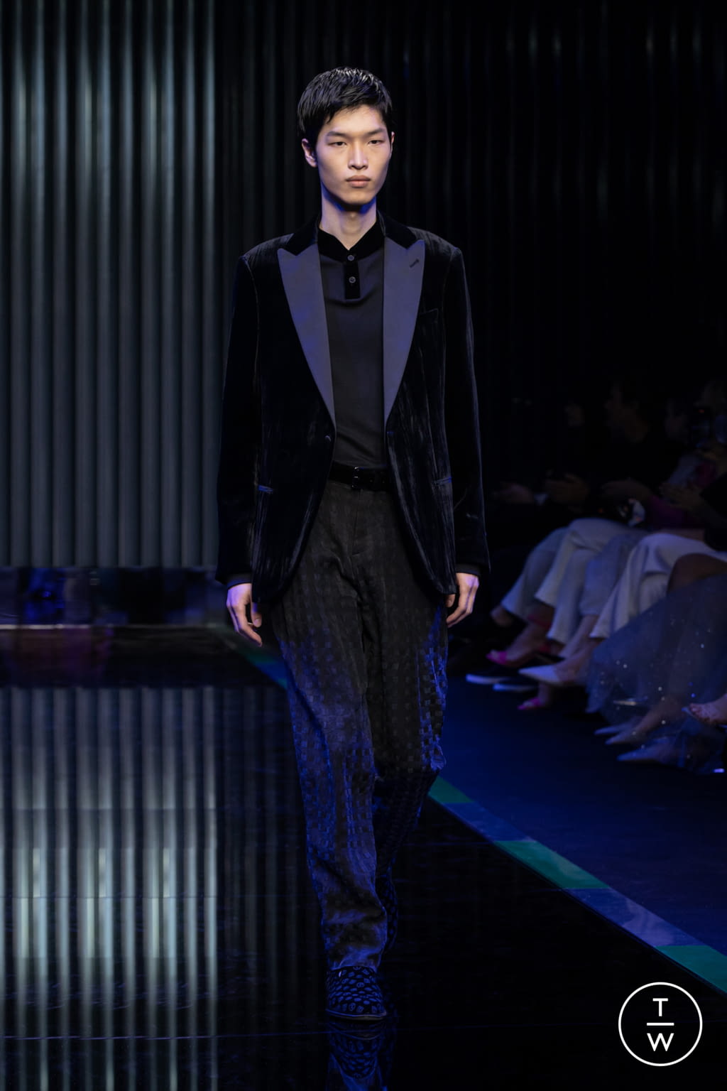 Fashion Week Milan Fall/Winter 2022 look 64 from the Giorgio Armani collection 女装