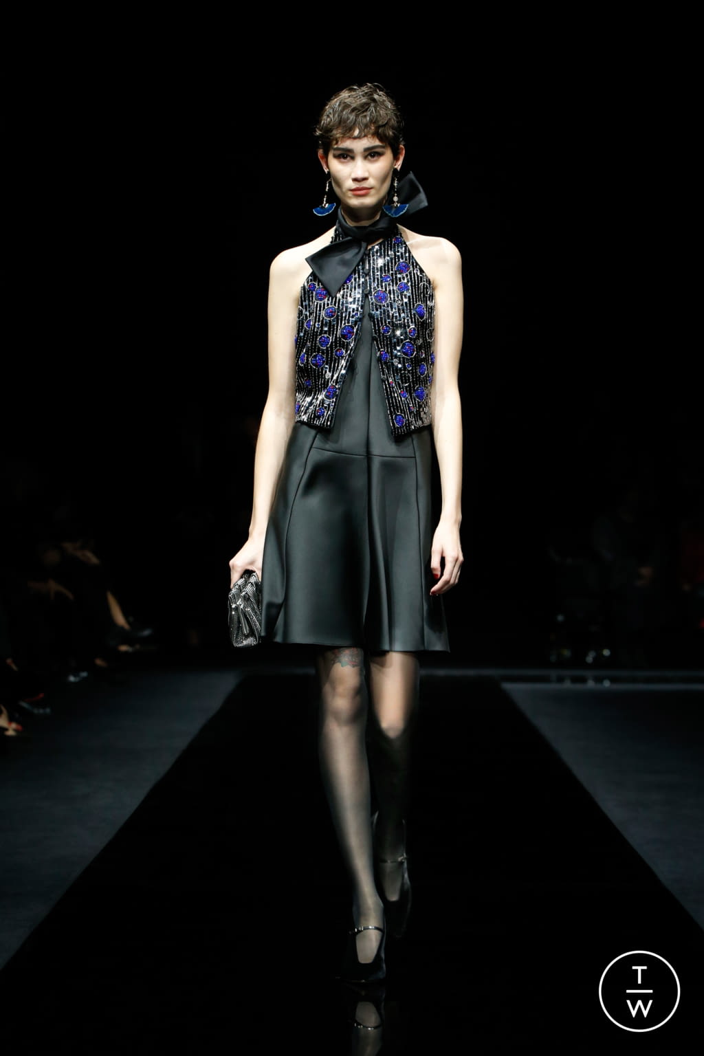 Fashion Week Milan Pre-Fall 2020 look 64 from the Giorgio Armani collection womenswear