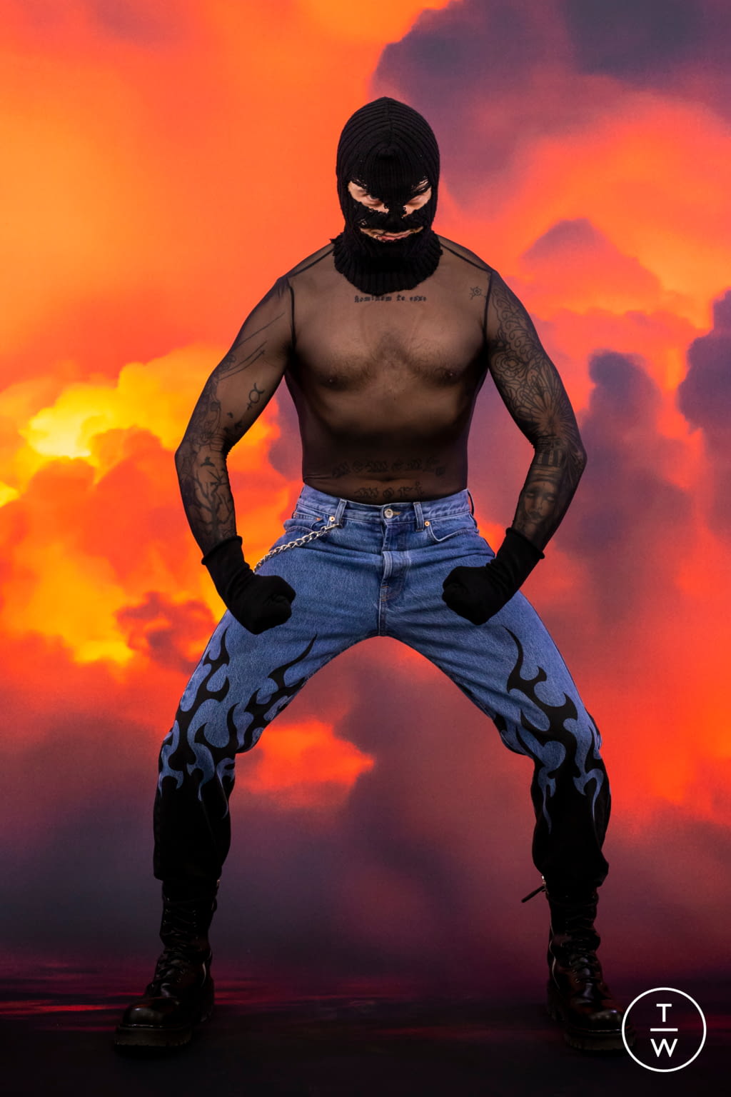 Fashion Week Paris Fall/Winter 2021 look 65 from the VETEMENTS collection menswear