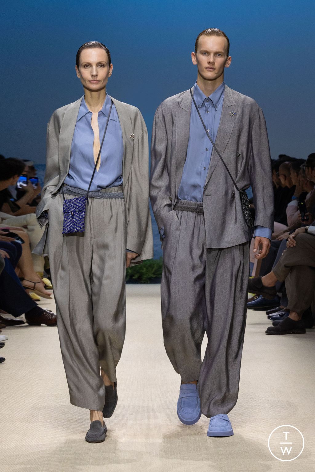 Fashion Week Milan Spring/Summer 2026 look 65 from the Giorgio Armani collection menswear