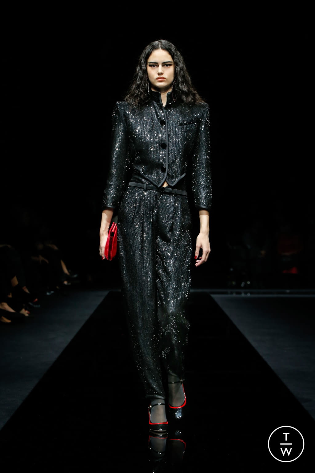 Fashion Week Milan Pre-Fall 2020 look 66 from the Giorgio Armani collection 女装