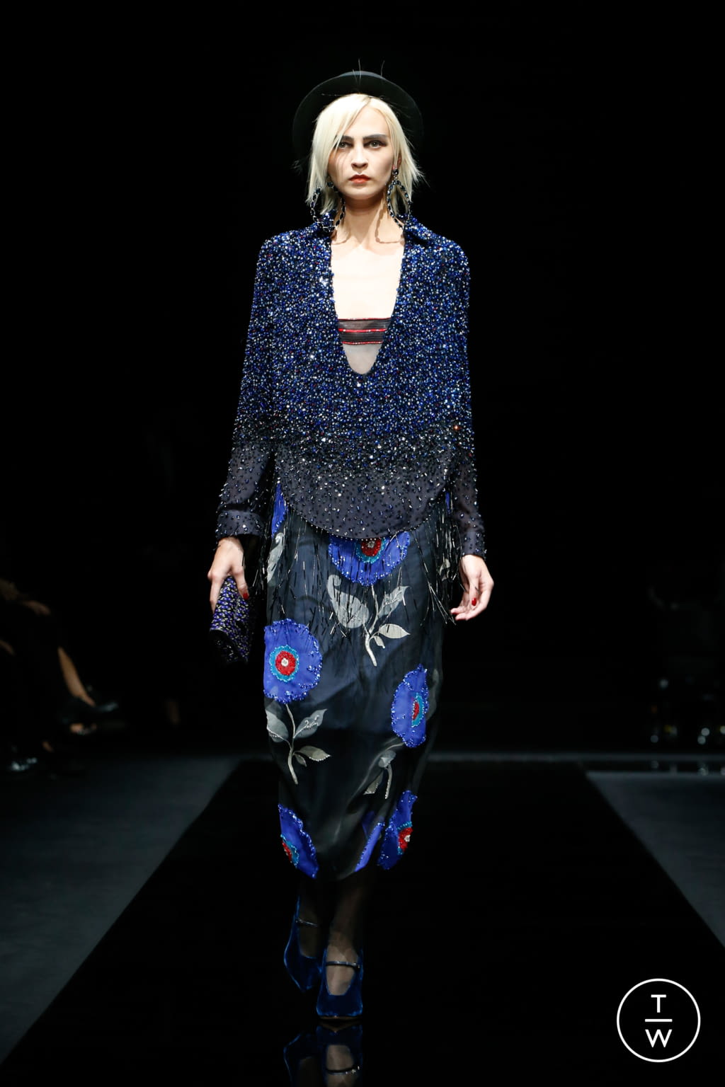 Fashion Week Milan Pre-Fall 2020 look 68 from the Giorgio Armani collection womenswear