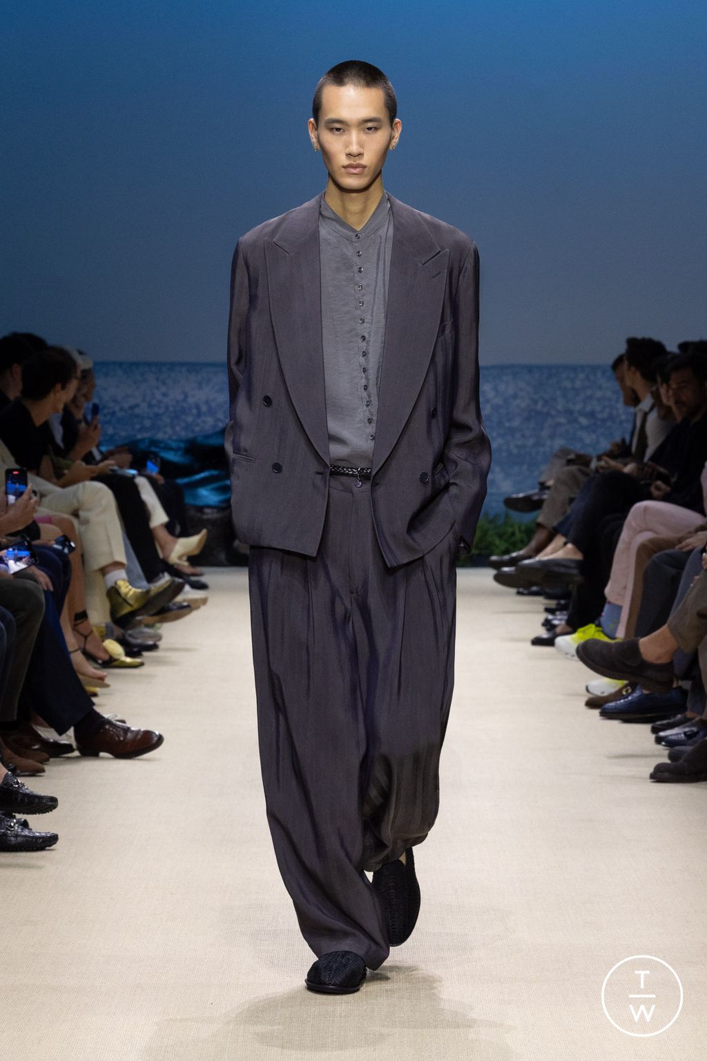 Fashion Week Milan Spring/Summer 2026 look 68 de la collection Giorgio Armani menswear