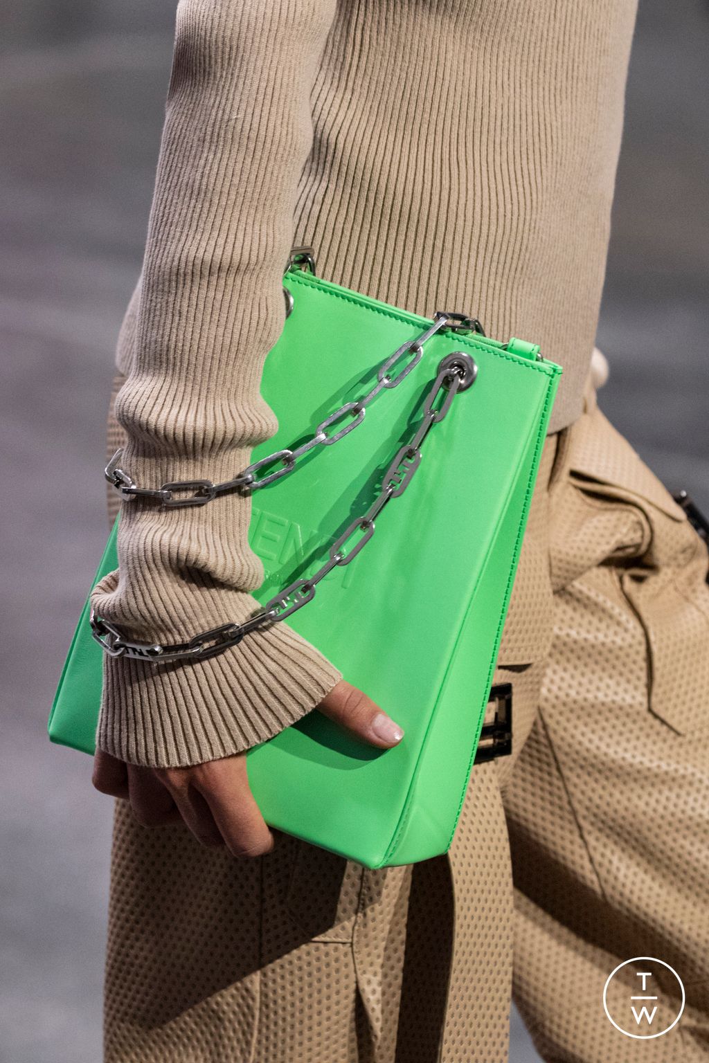 Fashion Week Milan Spring/Summer 2023 look 5 from the Fendi collection womenswear accessories