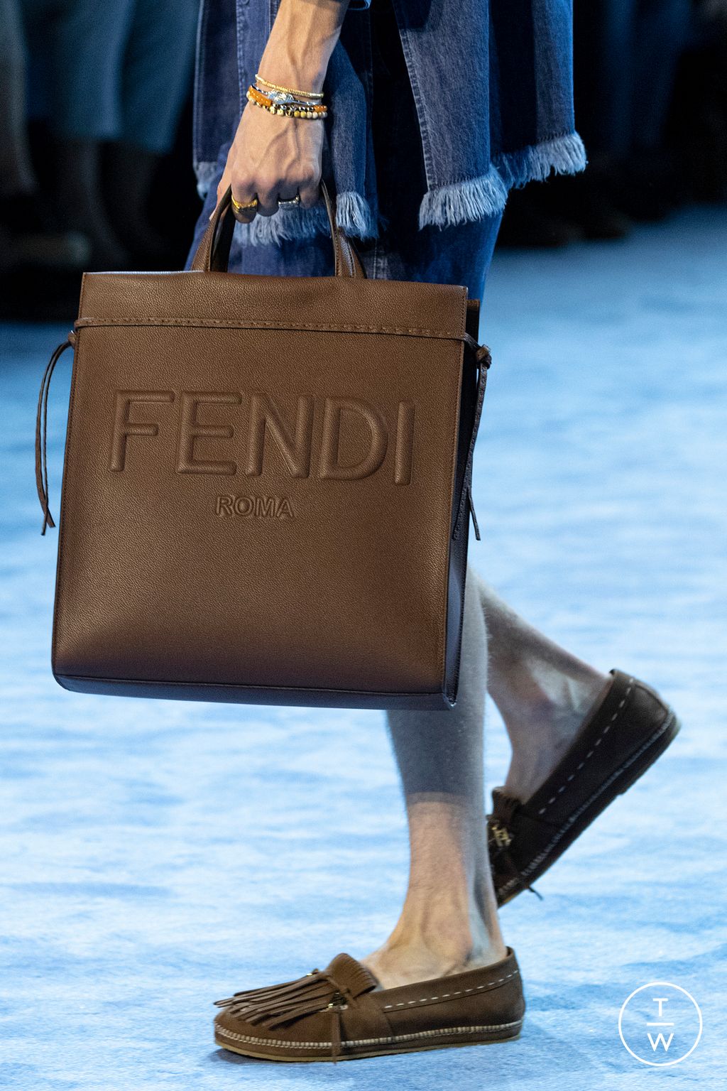 Fashion Week Milan Spring/Summer 2023 look 5 from the Fendi collection menswear accessories