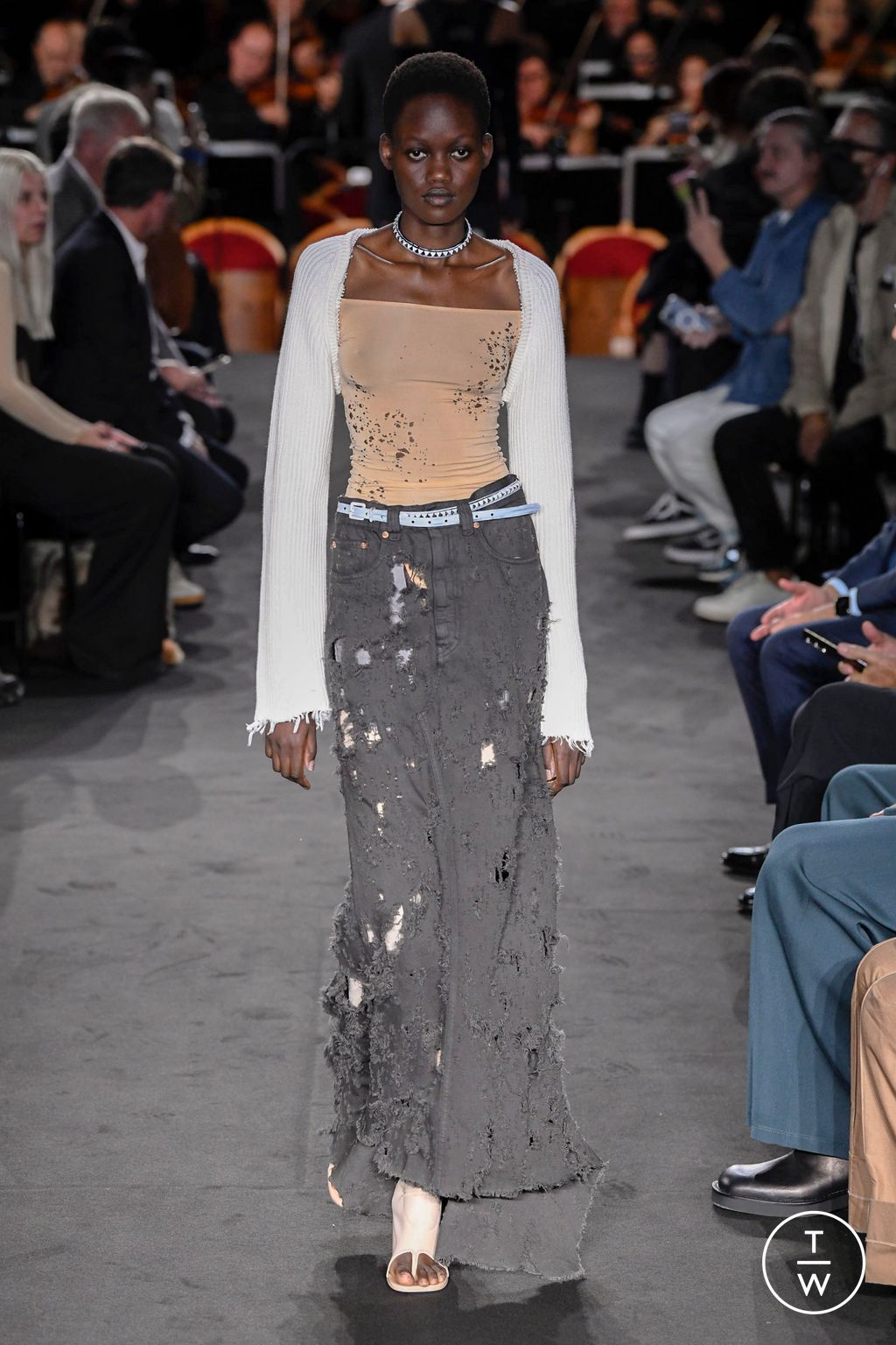 Fashion Week Milan Spring/Summer 2023 look 12 from the MM6 Maison Margiela collection womenswear