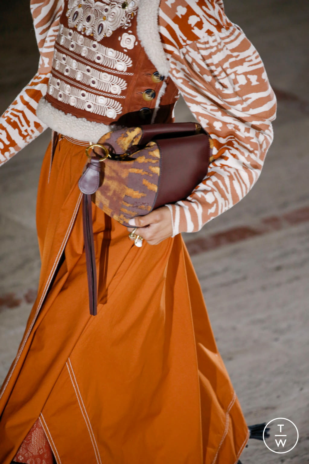 Fashion Week New York Fall/Winter 2021 look 7 from the Ulla Johnson collection womenswear accessories