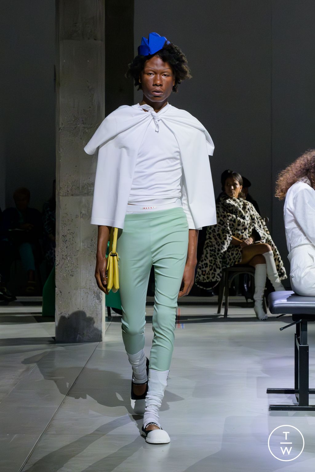 Fashion Week Milan Spring/Summer 2025 look 7 from the Marni collection womenswear