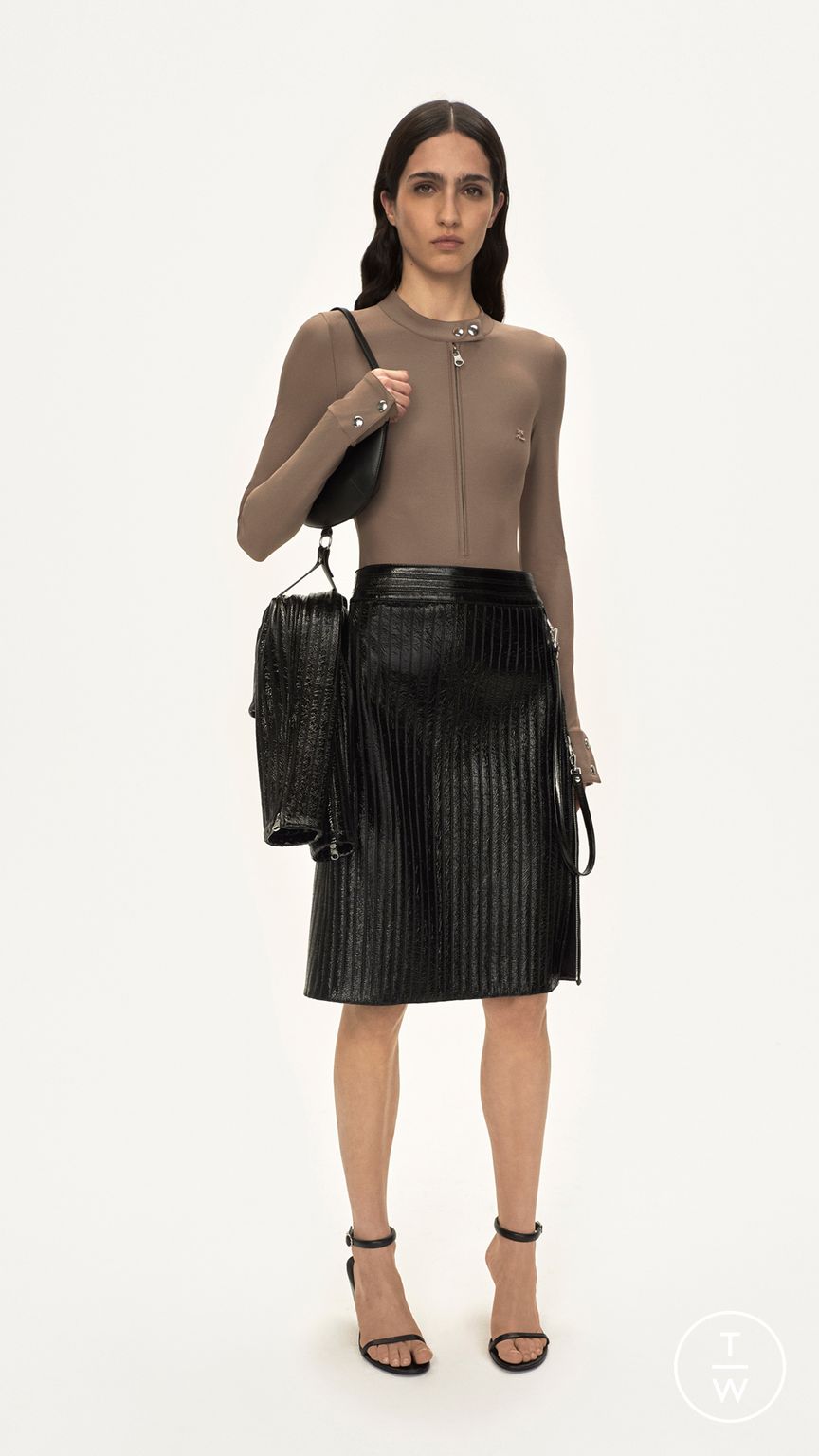 Fashion Week Paris Pre-Fall 2025 look 7 from the Courrèges collection womenswear