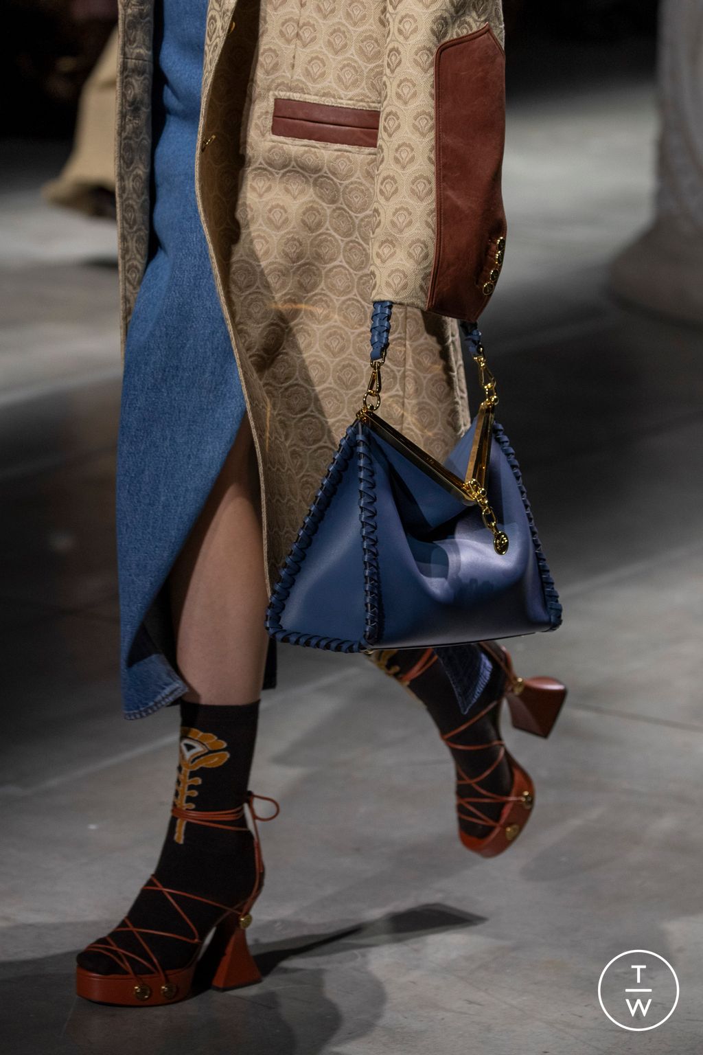 Fashion Week Milan Spring/Summer 2024 look 3 from the Etro collection womenswear accessories