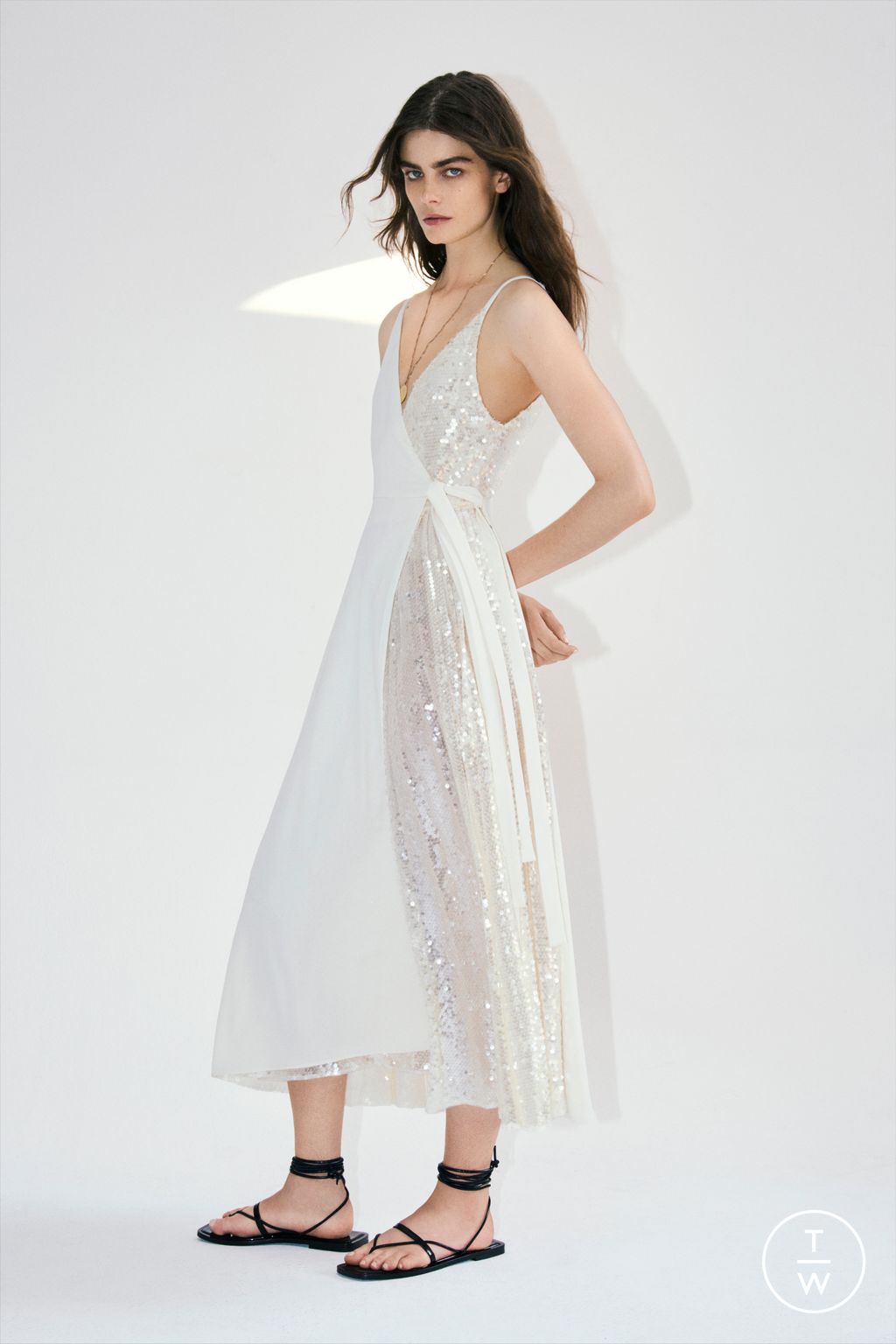 Fashion Week Milan Resort 2025 look 7 from the Philosophy di Lorenzo Serafini collection womenswear