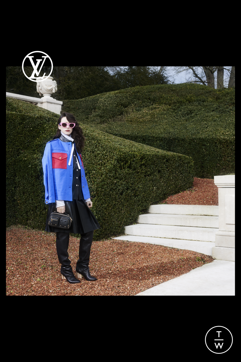 Fashion Week Paris Pre-Fall 2021 look 7 from the Louis Vuitton collection 女装