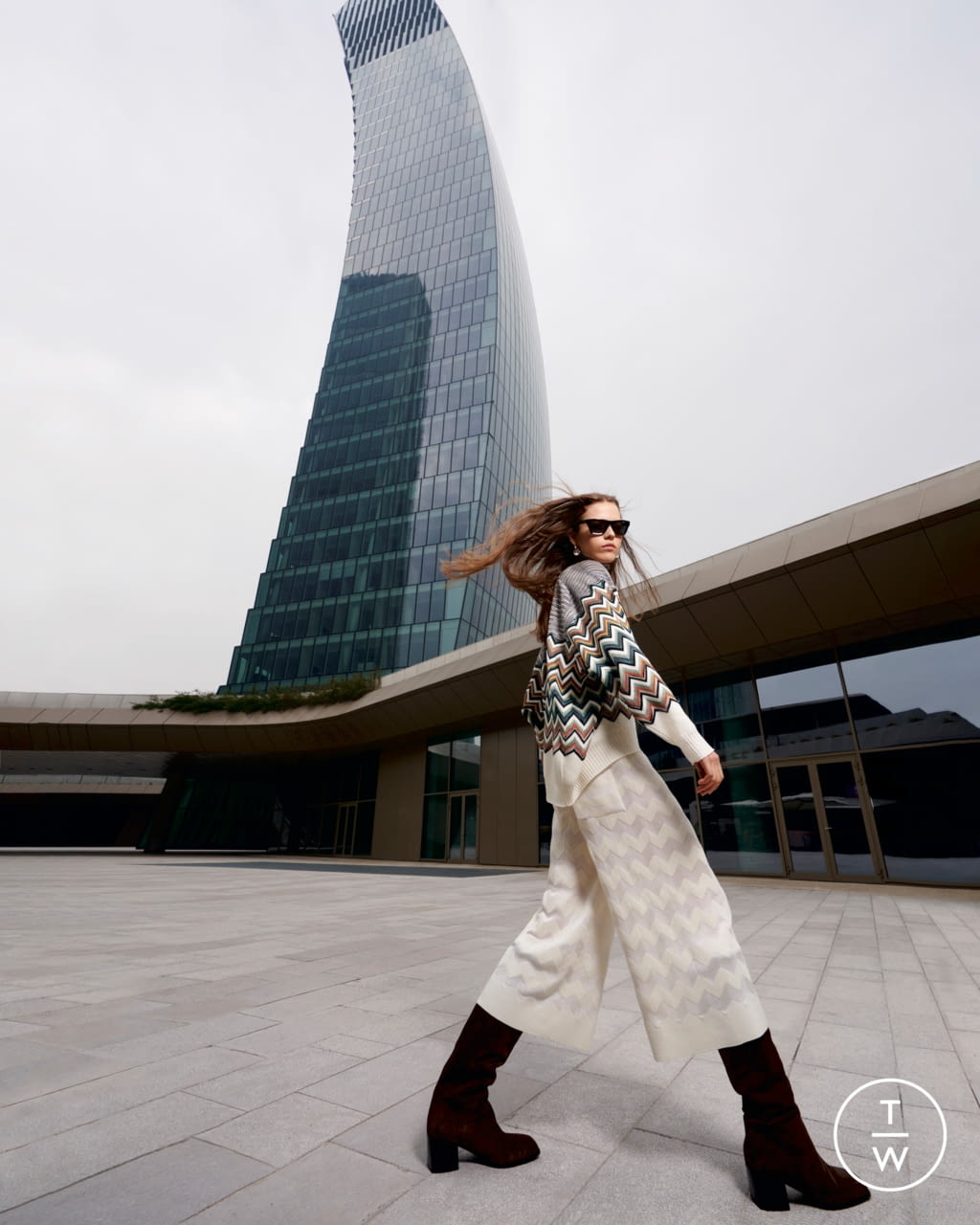 Fashion Week Milan Fall/Winter 2021 look 6 de la collection Missoni womenswear
