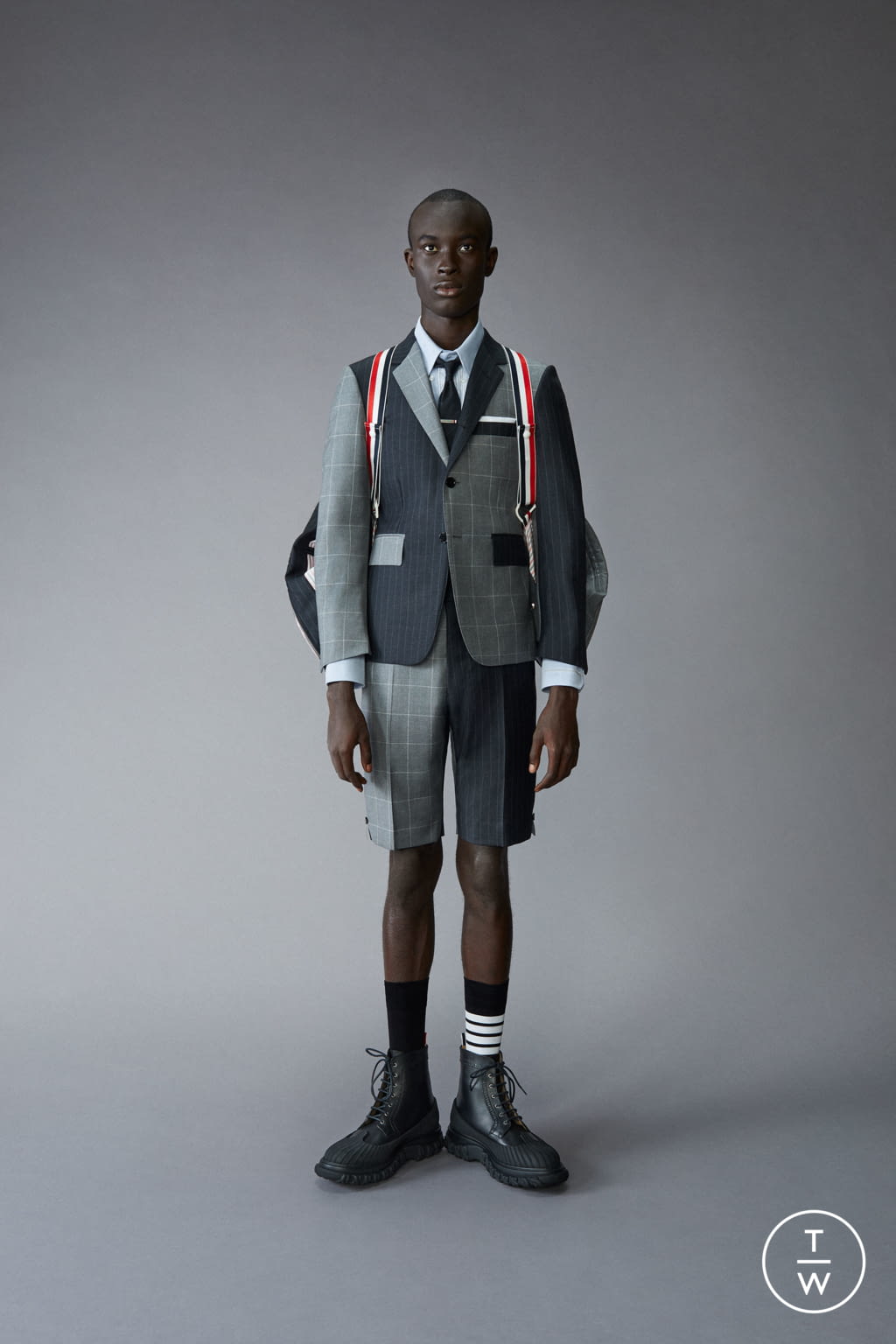Fashion Week Paris Pre-Fall 2021 look 7 from the Thom Browne collection menswear