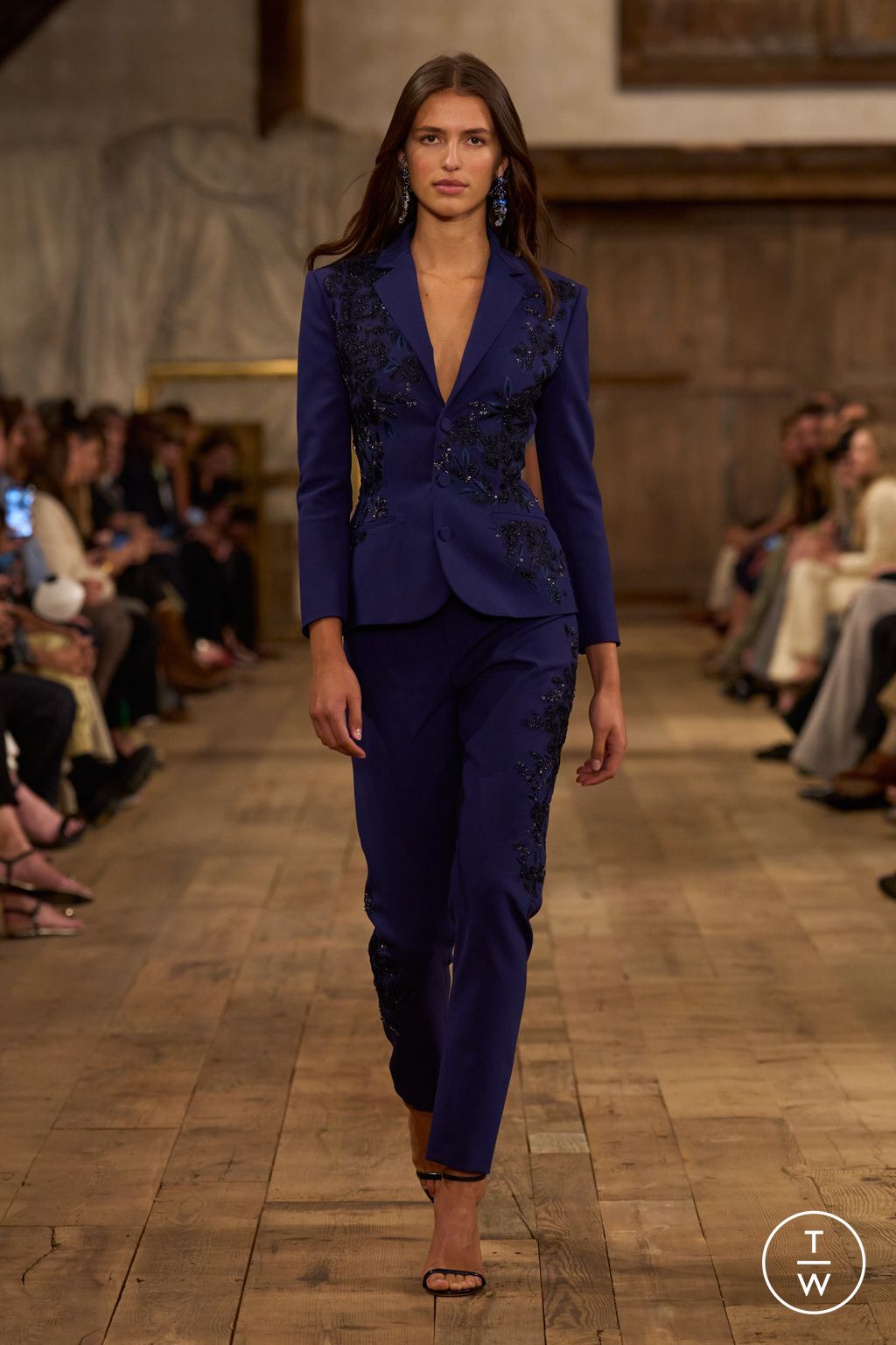 Fashion Week New York Spring/Summer 2024 look 7 from the Ralph Lauren collection womenswear