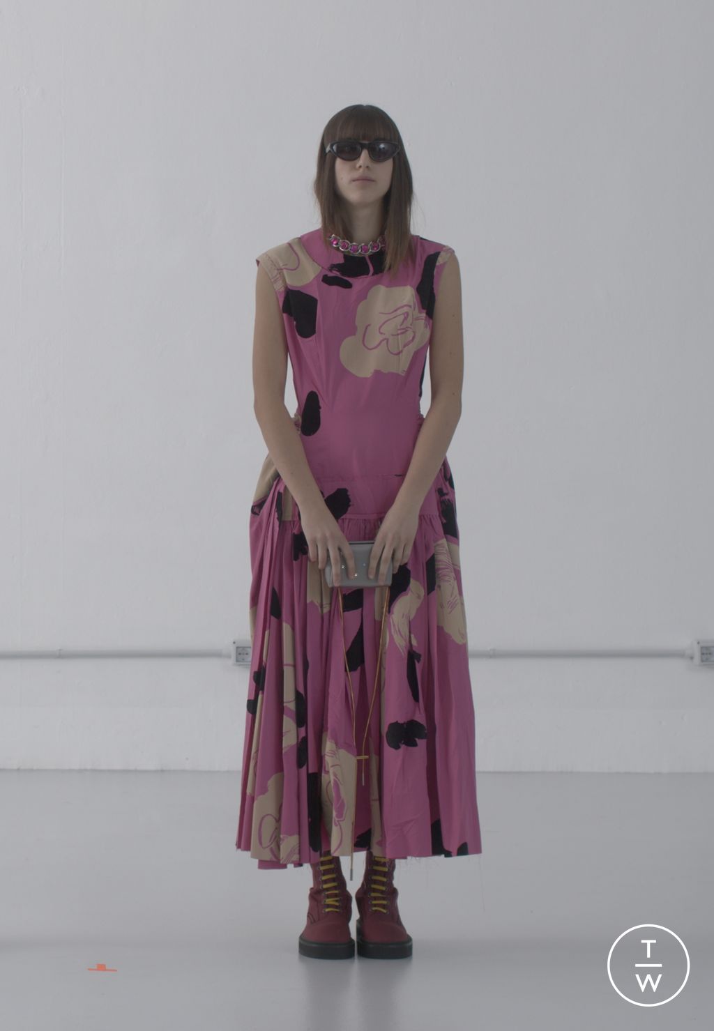 Fashion Week Milan Pre-Fall 2023 look 7 from the Marni collection 女装