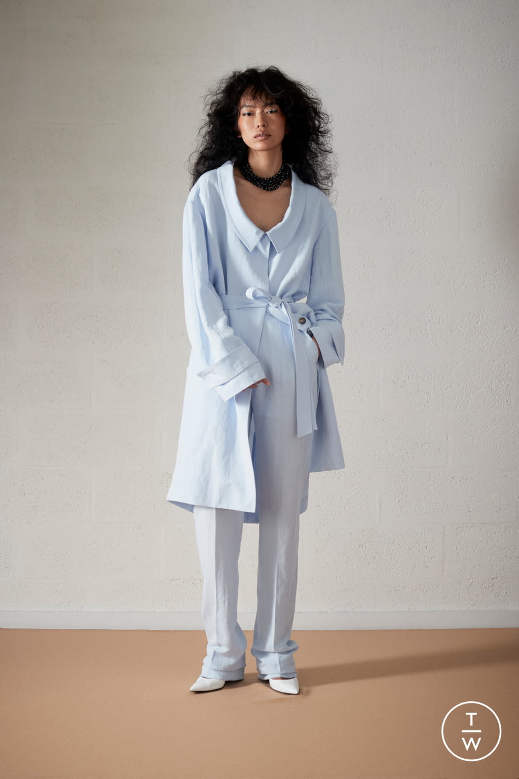Fashion Week Paris Spring/Summer 2021 look 7 from the Lutz Huelle collection womenswear