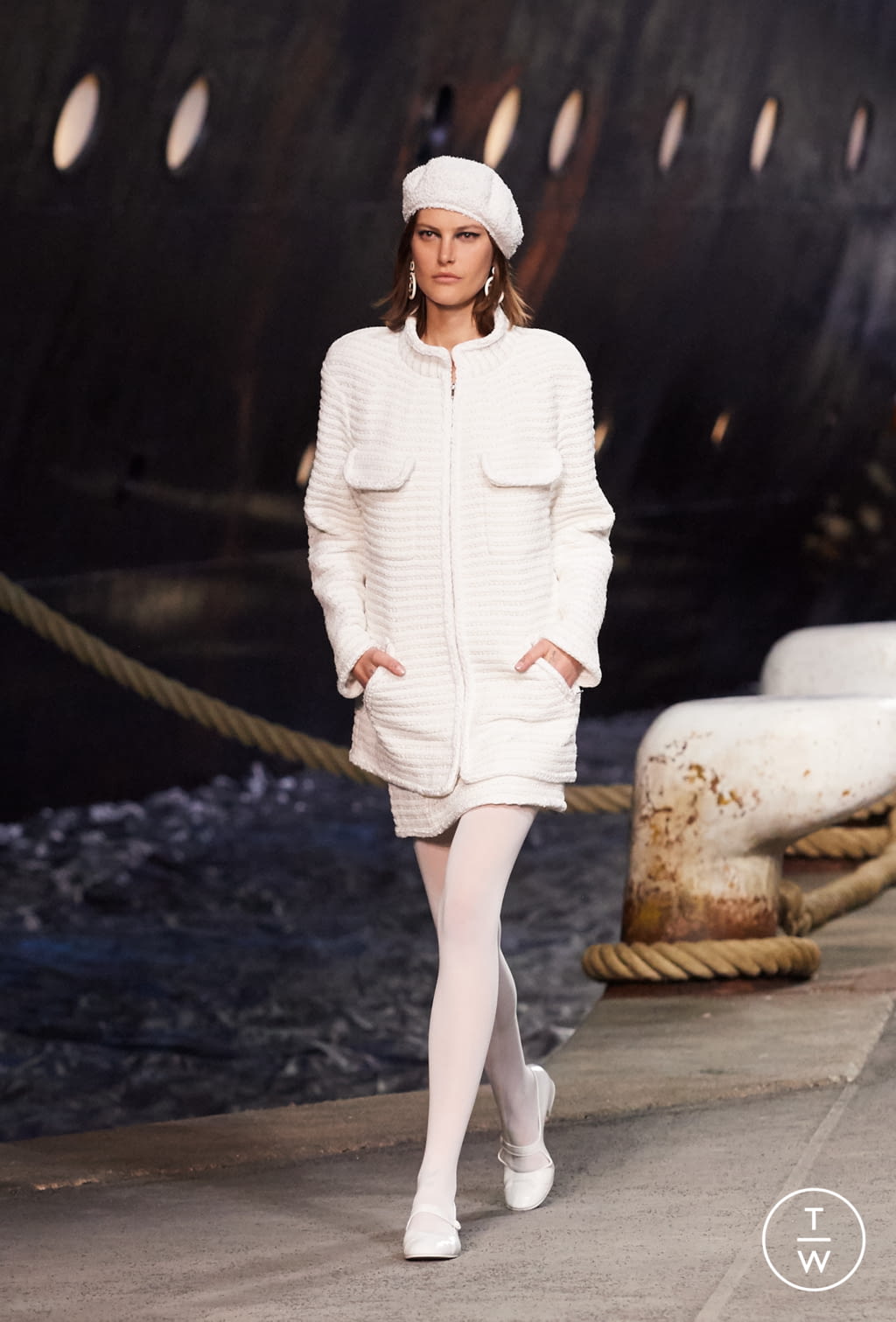 Fashion Week Paris Resort 2019 look 7 de la collection Chanel womenswear