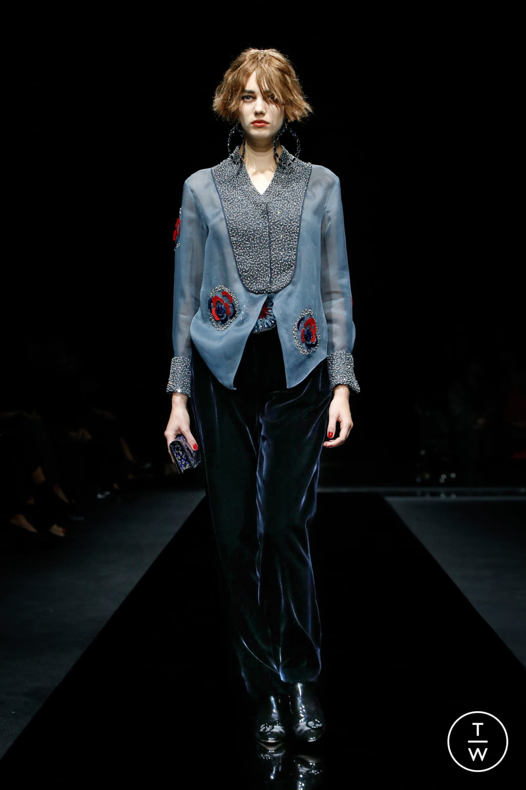 Fashion Week Milan Pre-Fall 2020 look 70 from the Giorgio Armani collection womenswear