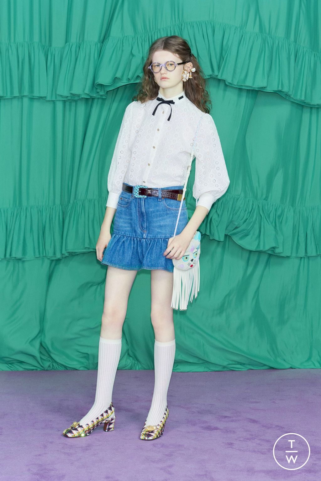 Fashion Week Paris Pre-Fall 2025 look 139 de la collection Valentino womenswear