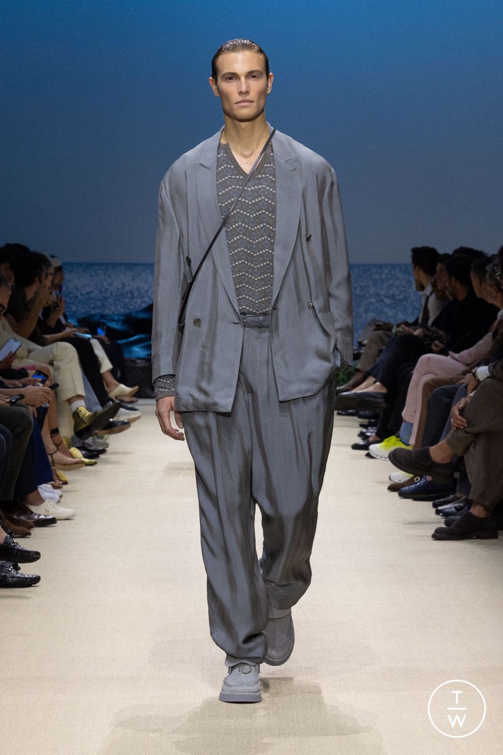 Fashion Week Milan Spring/Summer 2026 look 72 de la collection Giorgio Armani menswear