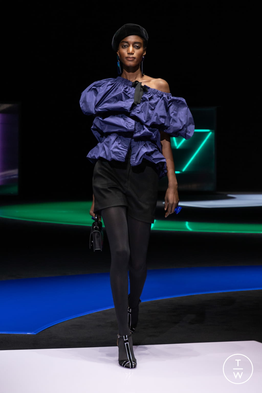 Fashion Week Milan Fall/Winter 2021 look 73 from the Emporio Armani collection womenswear