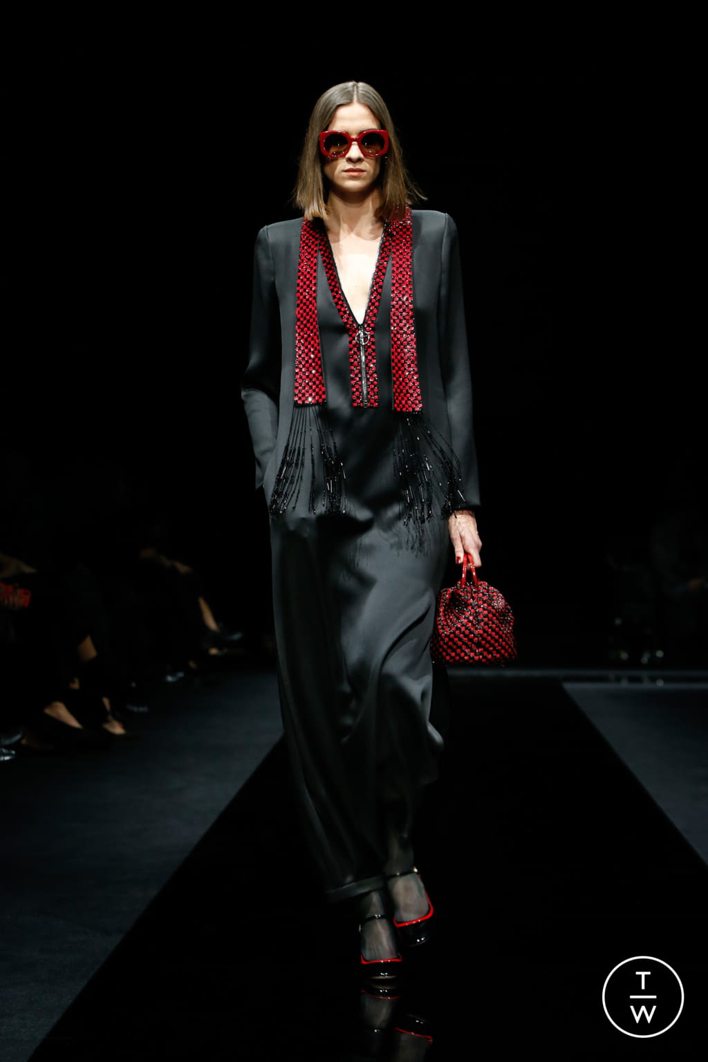 Fashion Week Milan Pre-Fall 2020 look 74 from the Giorgio Armani collection womenswear