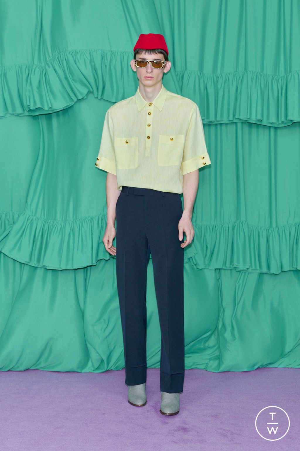 Fashion Week Paris Pre-Fall 2025 look 144 from the Valentino collection womenswear