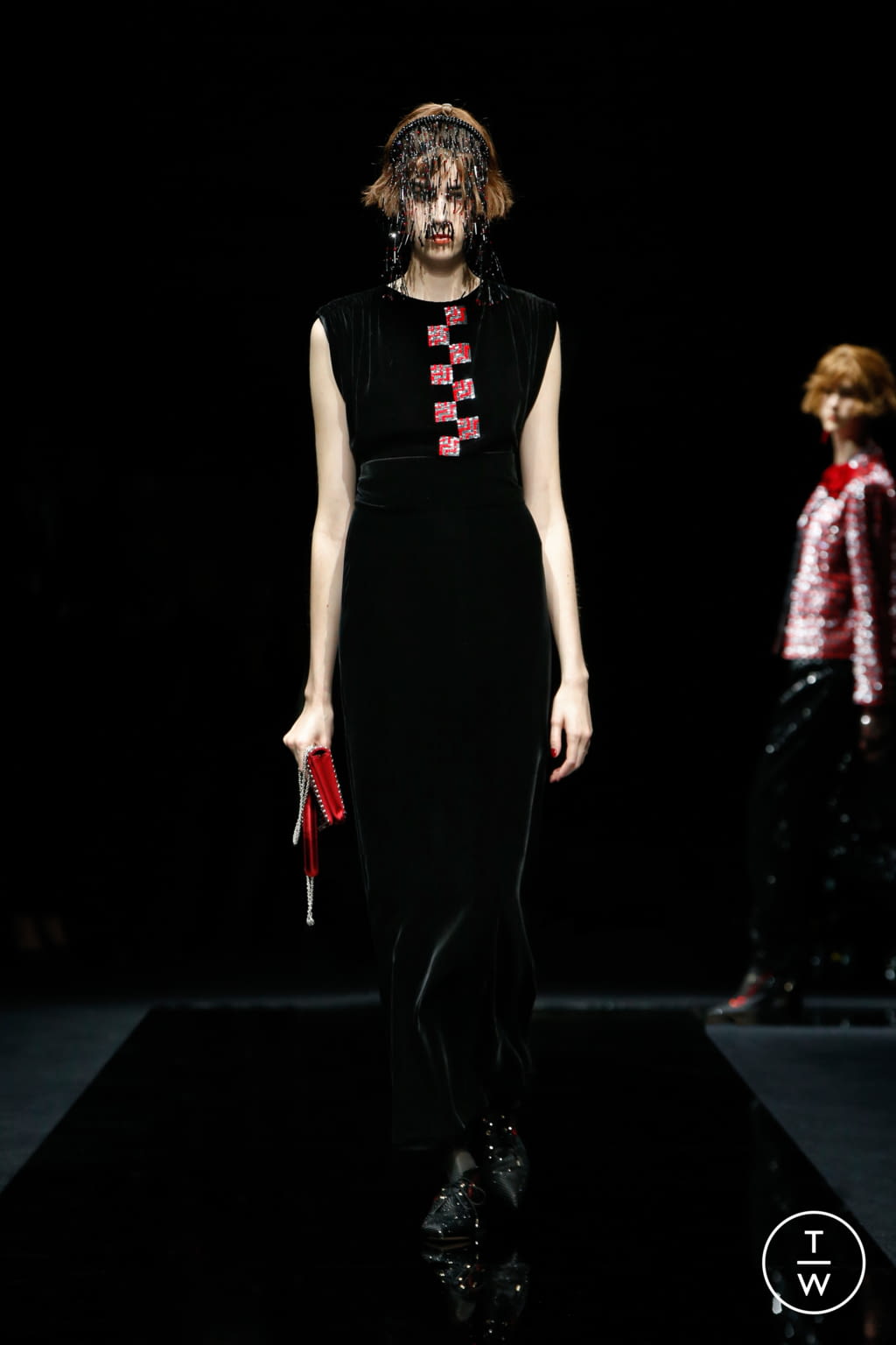 Fashion Week Milan Pre-Fall 2020 look 75 de la collection Giorgio Armani womenswear