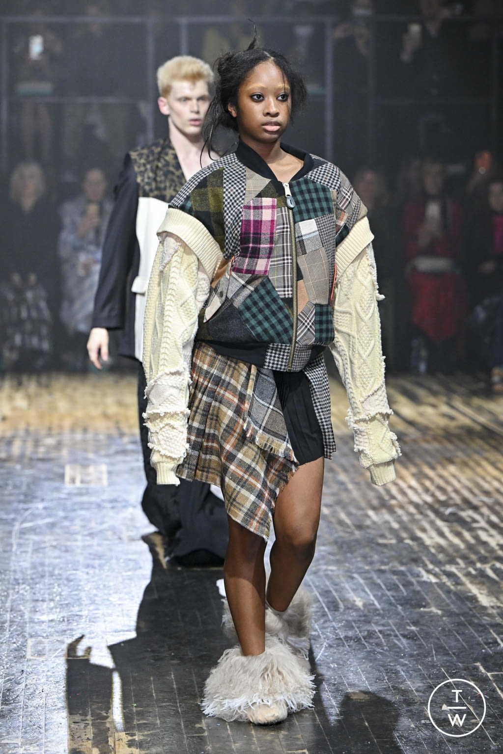 Fashion Week London Fall/Winter 2022 look 30 from the Preen by Thornton Bregazzi collection womenswear