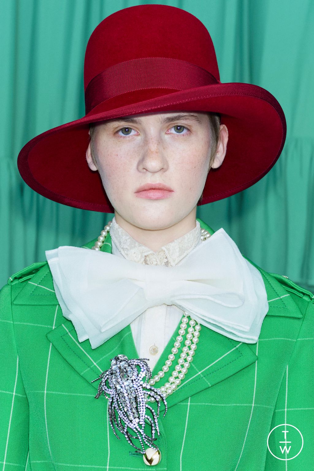 Fashion Week Paris Pre-Fall 2025 look 148 from the Valentino collection womenswear