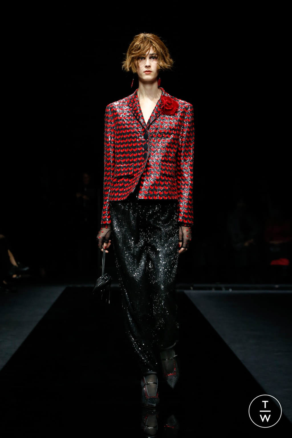 Fashion Week Milan Pre-Fall 2020 look 76 de la collection Giorgio Armani womenswear