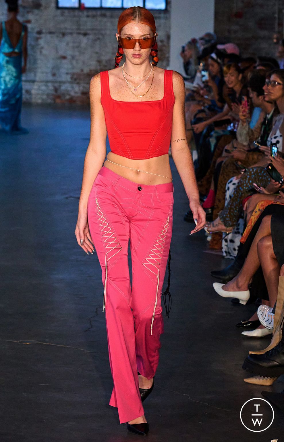 Fashion Week New York Spring/Summer 2023 look 28 from the Priscavera collection womenswear