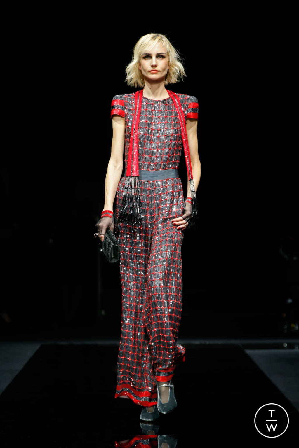 Fashion Week Milan Pre-Fall 2020 look 79 de la collection Giorgio Armani womenswear