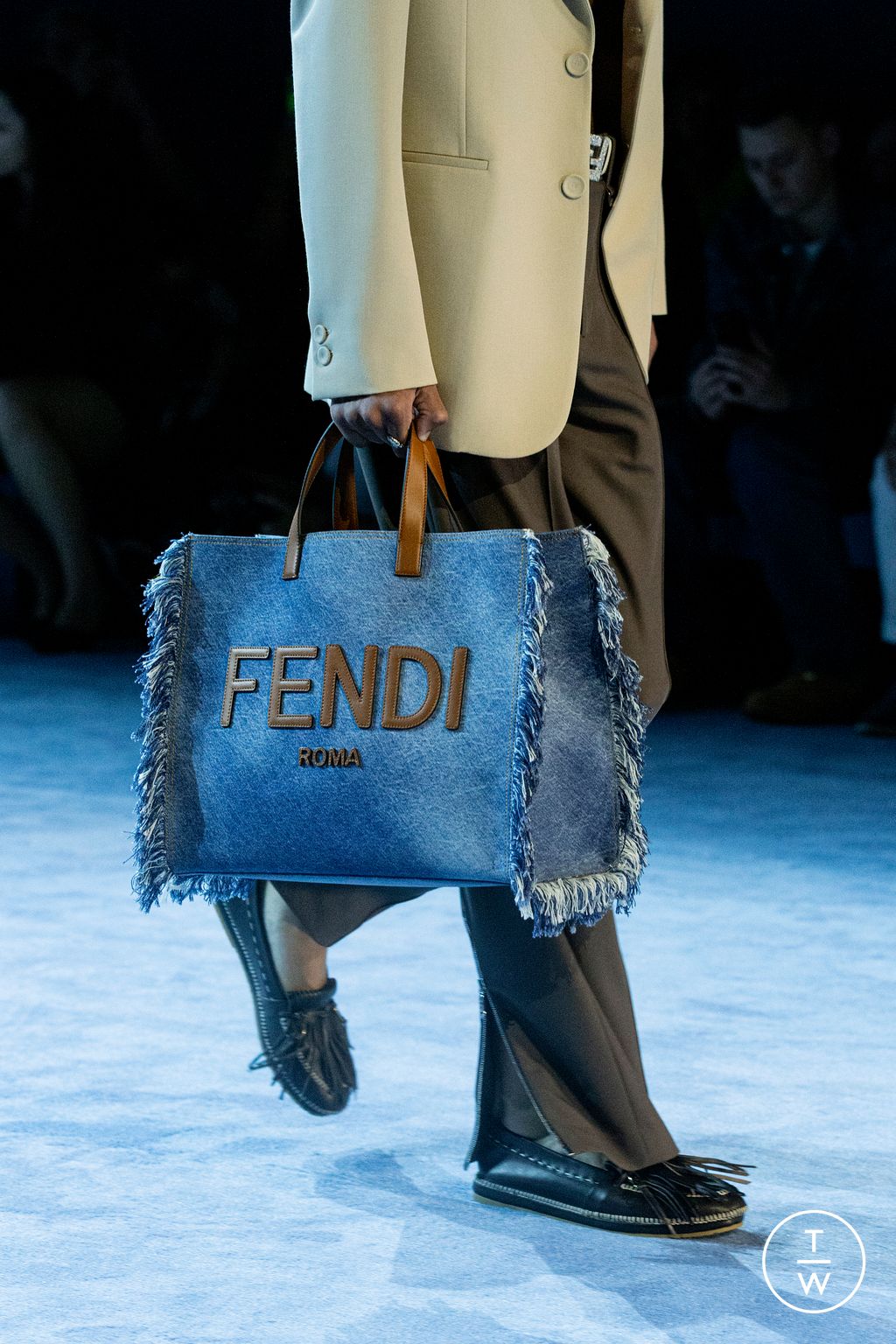 Fashion Week Milan Spring/Summer 2023 look 6 from the Fendi collection menswear accessories
