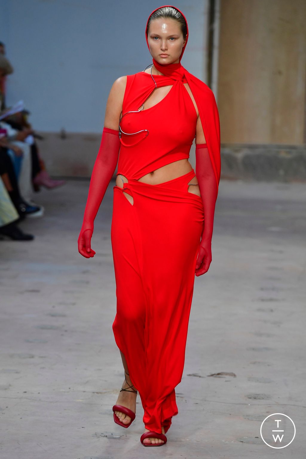 Fashion Week London Spring/Summer 2023 look 19 from the Fashion East collection womenswear