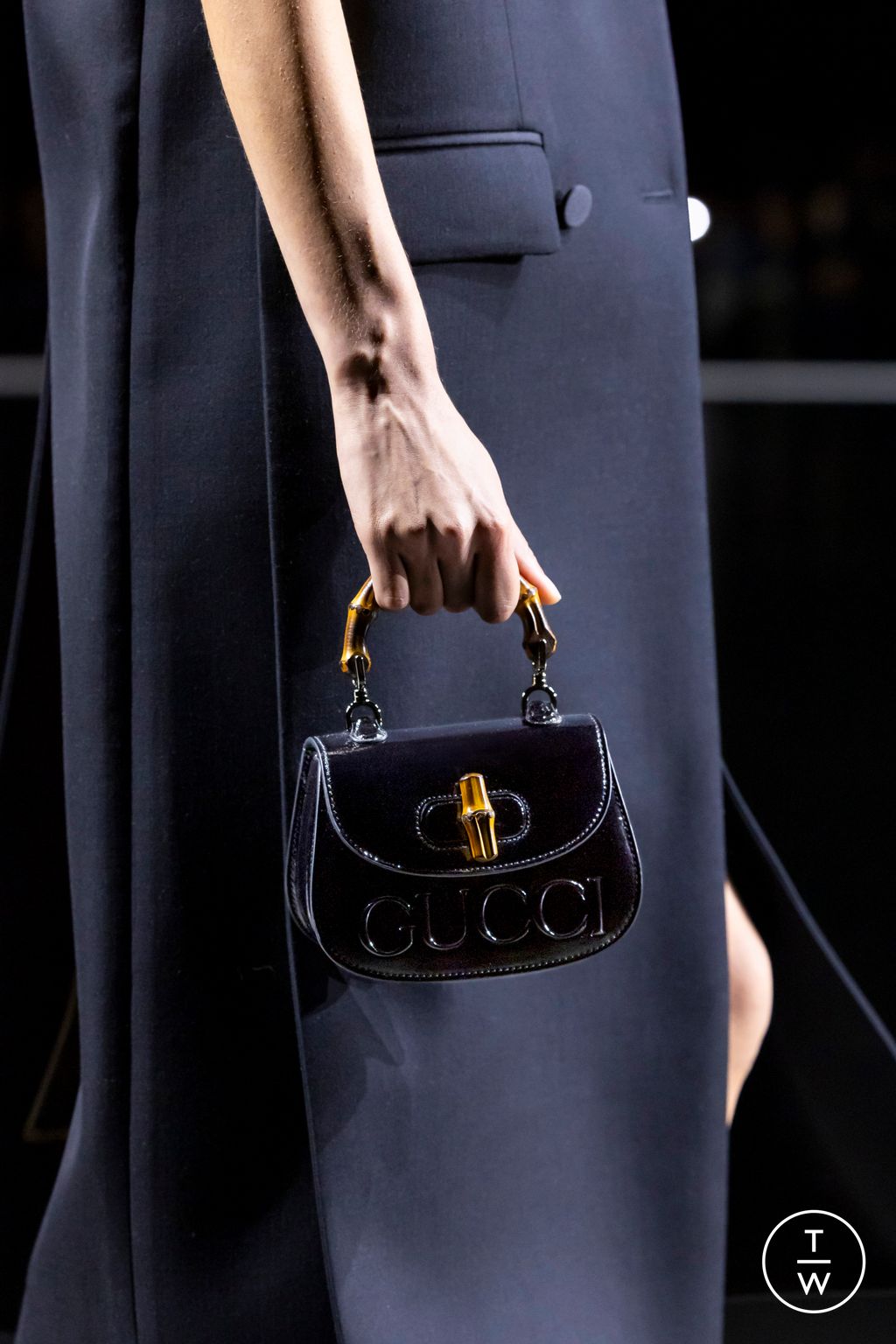 Fashion Week Milan Spring/Summer 2024 look 6 from the Gucci collection womenswear accessories