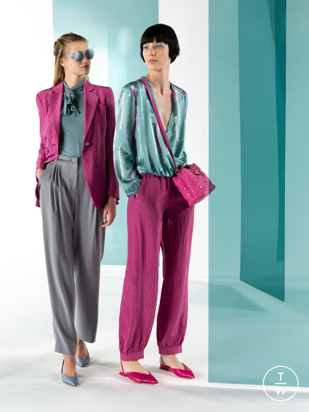 Fashion Week Milan Resort 2020 look 8 de la collection Emporio Armani womenswear