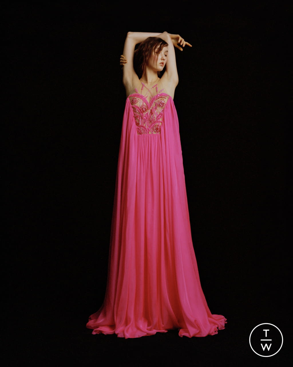 Fashion Week Paris Spring/Summer 2021 look 8 from the Yanina Couture collection 高级定制
