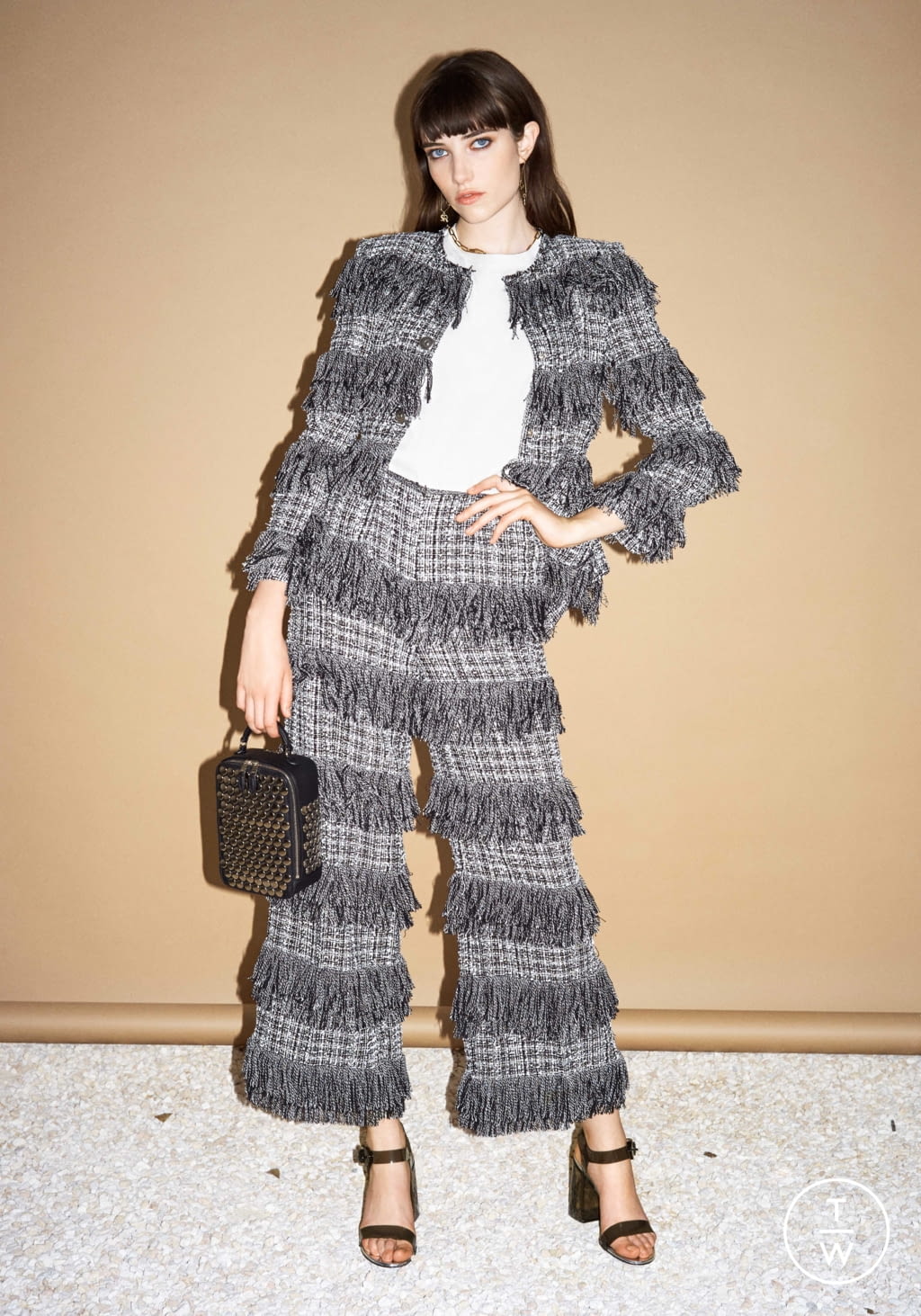 Fashion Week Paris Resort 2019 look 9 from the Sonia Rykiel collection 女装